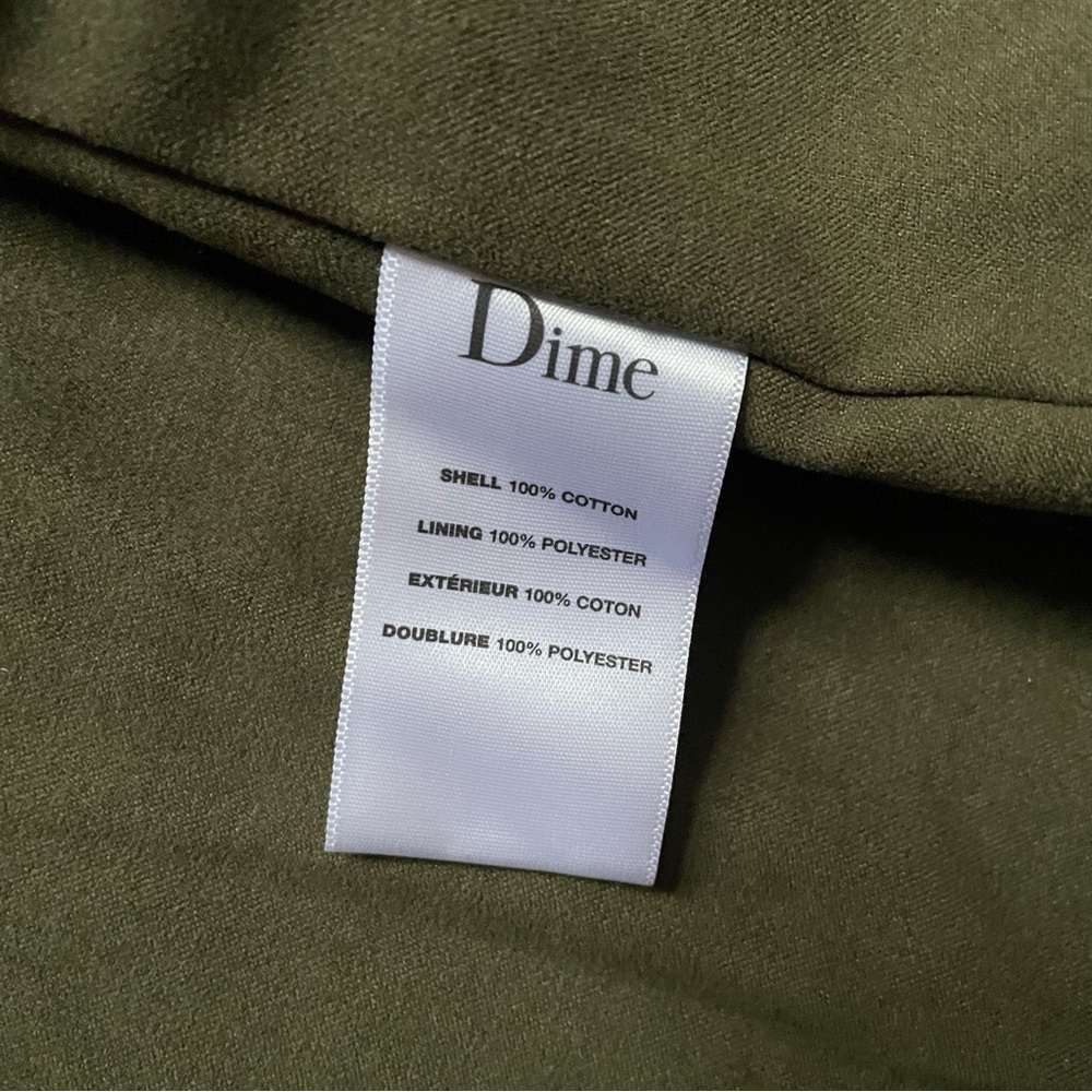 Dime Men’s Military I Know Jacket Army Green Size Large - Picture 7 of 10